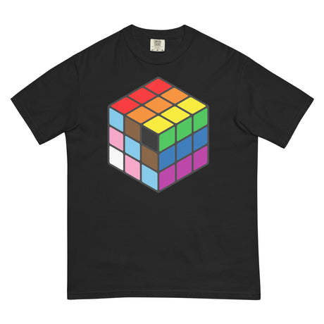 Rubik's Pride (Boxy Tee)-Boxy T-Shirt-Swish Embassy