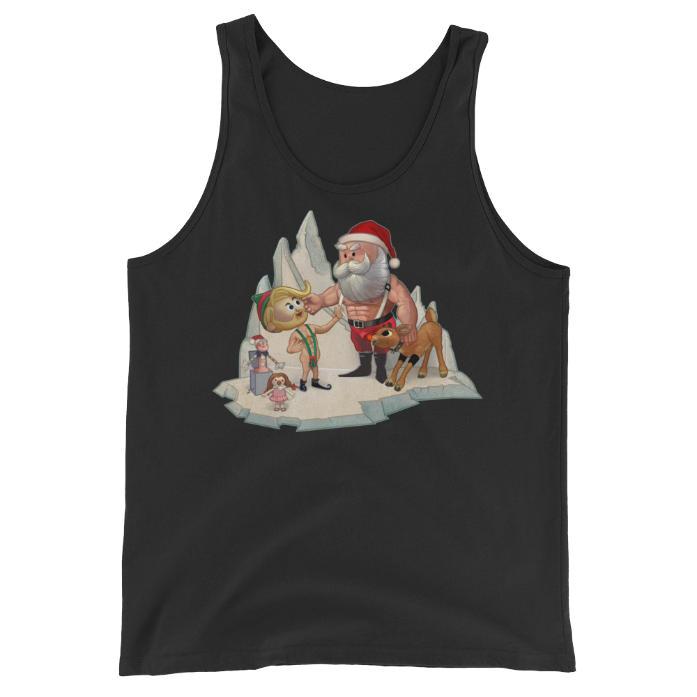 Santa's Little Helper (Tank Top)-Christmas Tank Tops-Swish Embassy