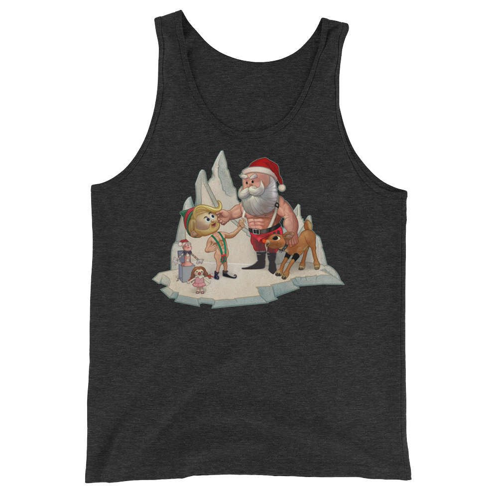 Santa's Little Helper (Tank Top)-Christmas Tank Tops-Swish Embassy