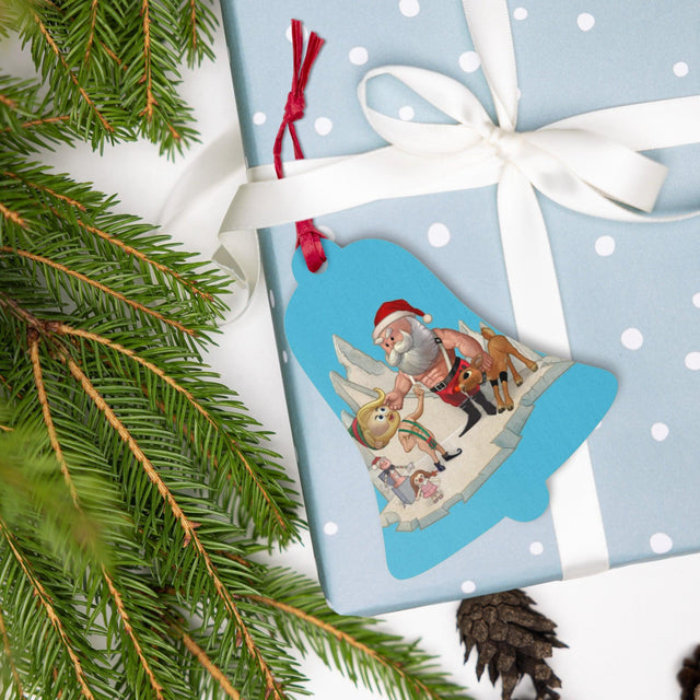 Santas's Little Helper (Wooden ornaments)-Swish Embassy