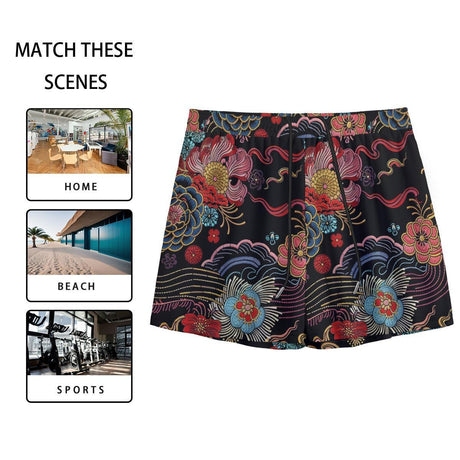 Sew Far Sew Zen (Shorts)-Shorts-Swish Embassy