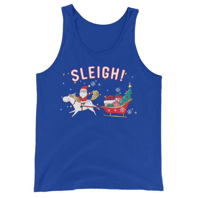 Sleigh! (Tank Top)-Christmas Tank Tops-Swish Embassy