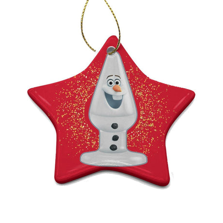 Snowman Plug (Ceramic Holiday Keepsake)-Ceramic Holiday Keepsake-Swish Embassy