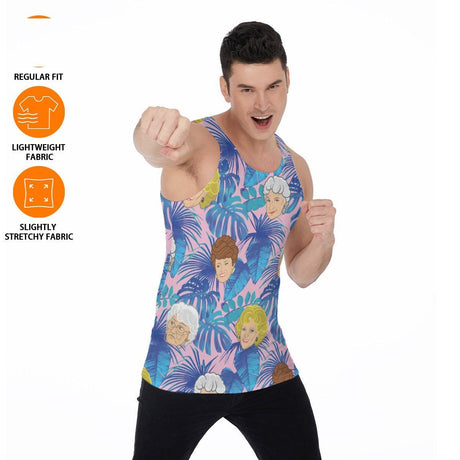 Stay Golden (Allover Tank Top)-Allover Tank Top-Swish Embassy