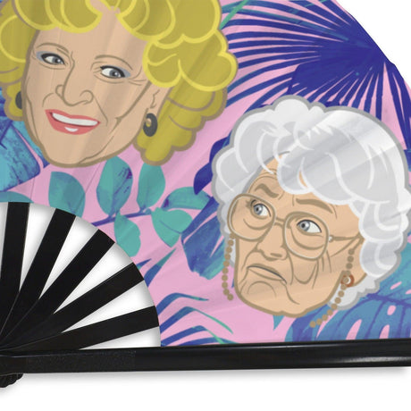 Stay Golden (Folding Clack Fan)-Folding Fans-Swish Embassy