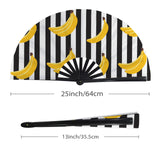 Striped Banana (Folding Clack Fan)-Folding Fans-Swish Embassy