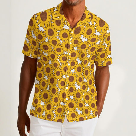 Sunflower (Cotton Button Shirt)-Cotton Button Shirt-Swish Embassy