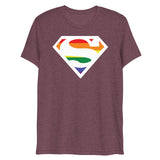 Super Gay (Triblend)-Triblend T-Shirt-Swish Embassy