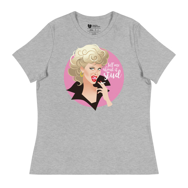 Tell Me About it Stud (Women's Relaxed T-Shirt)-Women's T-Shirts-Swish Embassy