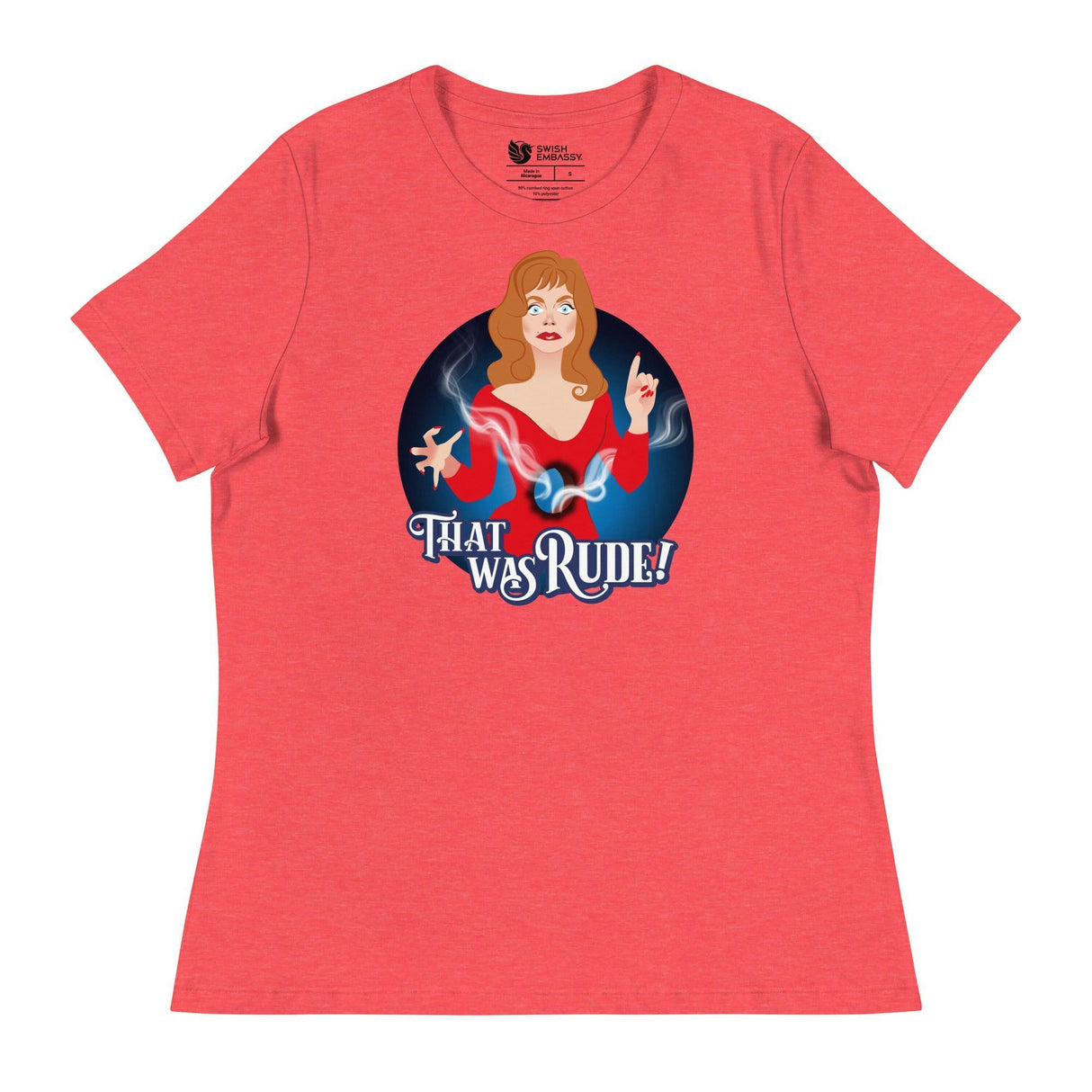 That Was Rude (Women's Relaxed T-Shirt)-Women's T-Shirts-Swish Embassy