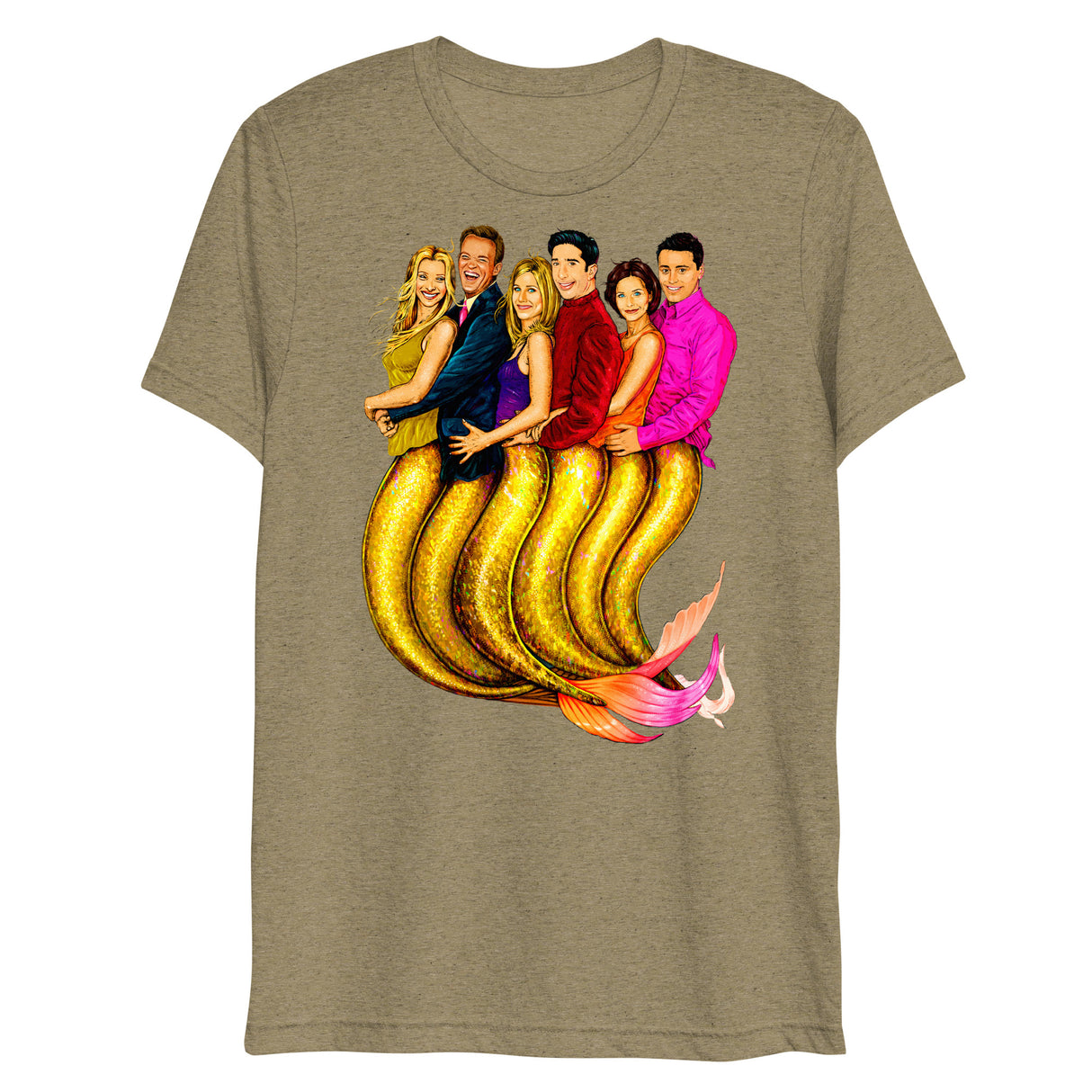 The One Where They're Mermaids (Triblend)-Triblend T-Shirt-Swish Embassy