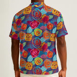 The Roses (Cotton Button Shirt)-Cotton Button Shirt-Swish Embassy