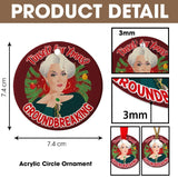 Tinsel for Xmas? Groundbreaking (Ceramic Holiday Keepsake)-Ceramic Holiday Keepsake-Swish Embassy