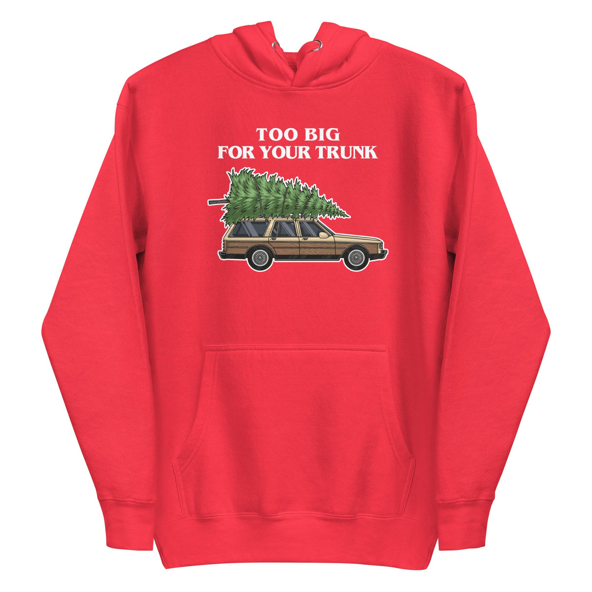 Too Big For Your Trunk (Hoodie)-Christmas Hoodies-Swish Embassy