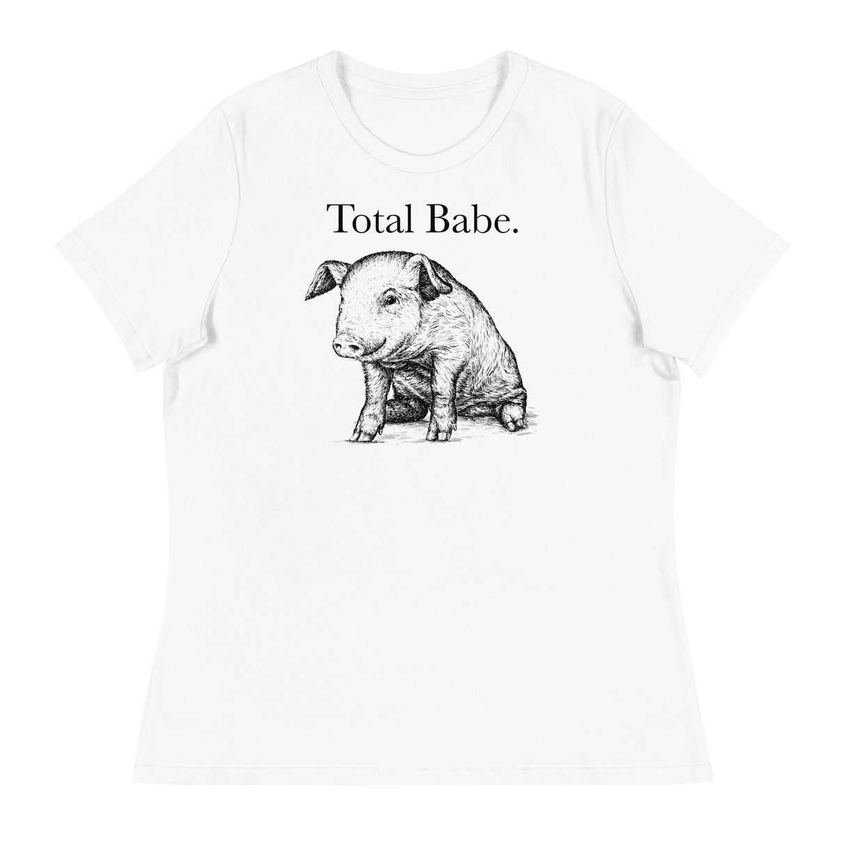 Total Babe (Women's Relaxed T-Shirt)-Women's T-Shirts-Swish Embassy