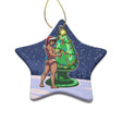 Trim the Rear (Ceramic Holiday Keepsake)-Ceramic Holiday Keepsake-Swish Embassy