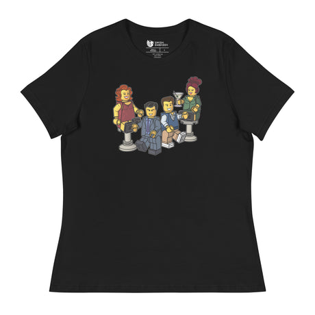 Truman & Adler Blocks (Women's Relaxed T-Shirt)-Women's T-Shirts-Swish Embassy