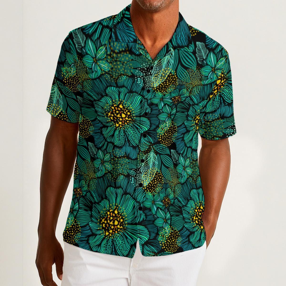 Turquoise (Cotton Button Shirt)-Cotton Button Shirt-Swish Embassy