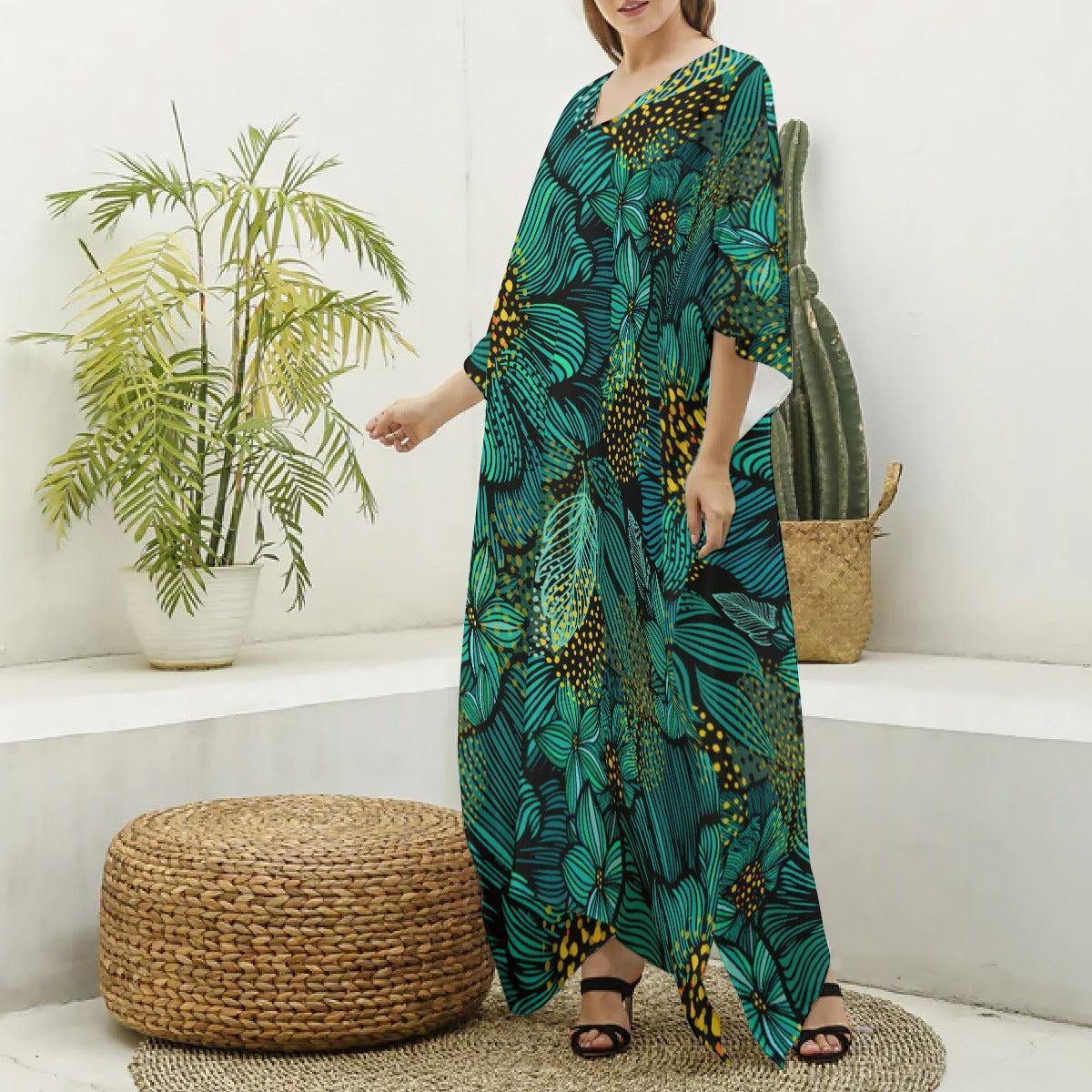 Turquoise (Kaftan)-Kaftan-Swish Embassy