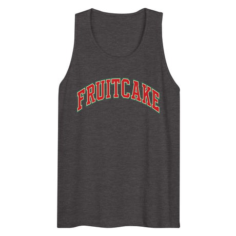 Varsity Fruitcake (Tank top)-Christmas Tank Tops-Swish Embassy