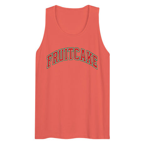 Varsity Fruitcake (Tank top)-Christmas Tank Tops-Swish Embassy