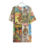 Vintage Gay Pulp (Allover T-Shirt)-Allover T-Shirt-Swish Embassy