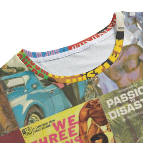 Vintage Gay Pulp (Allover T-Shirt)-Allover T-Shirt-Swish Embassy