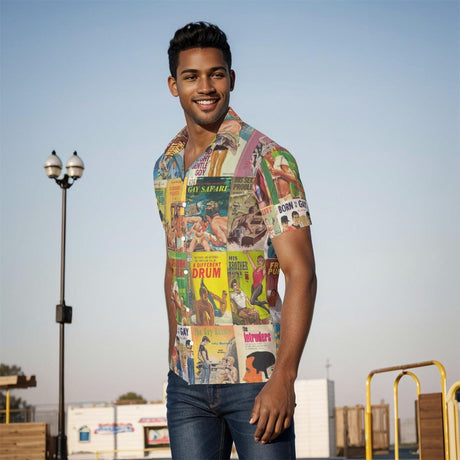 Vintage Gay Pulp (Button Shirt)-Button Shirt-Swish Embassy