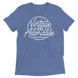 Vintage So Adorable (Triblend)-Triblend T-Shirt-Swish Embassy