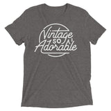 Vintage So Adorable (Triblend)-Triblend T-Shirt-Swish Embassy