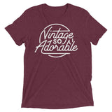 Vintage So Adorable (Triblend)-Triblend T-Shirt-Swish Embassy