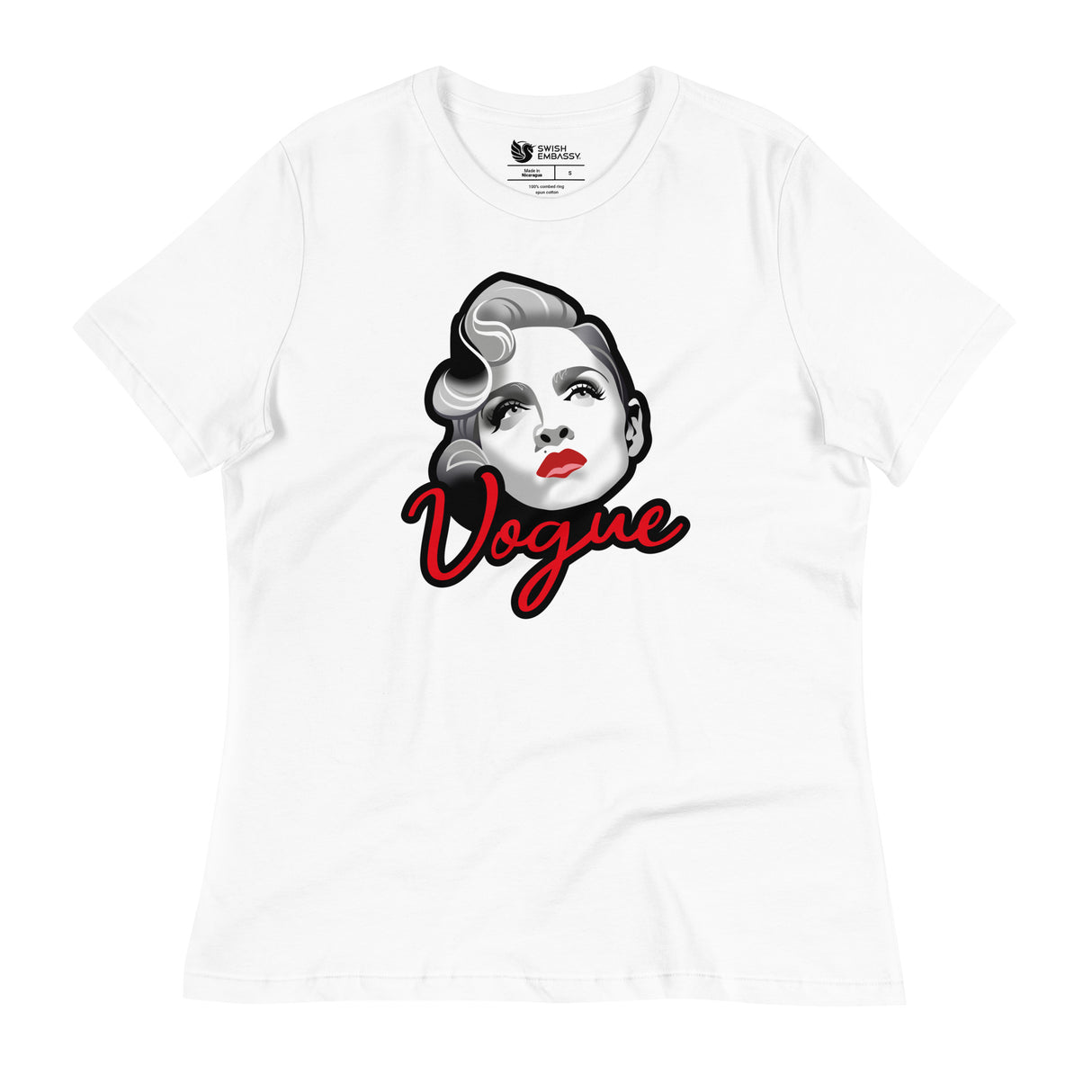Vogue (Women's Relaxed T-Shirt)-Women's T-Shirts-Swish Embassy