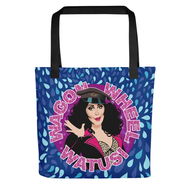 Wagon Wheel Watusi (Tote bag)-Bags-Swish Embassy