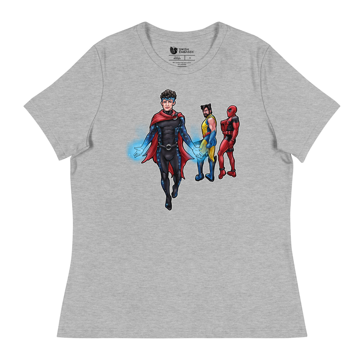 Wanda-ring Eye (Women's Relaxed T-Shirt)-Women's T-Shirts-Swish Embassy