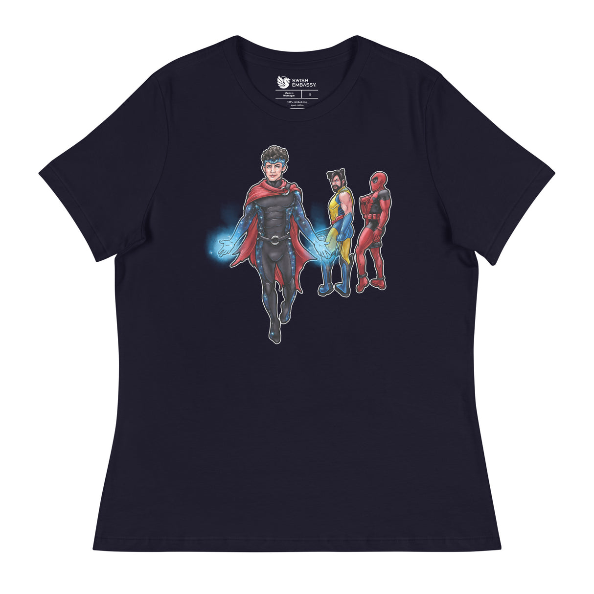 Wanda-ring Eye (Women's Relaxed T-Shirt)-Women's T-Shirts-Swish Embassy