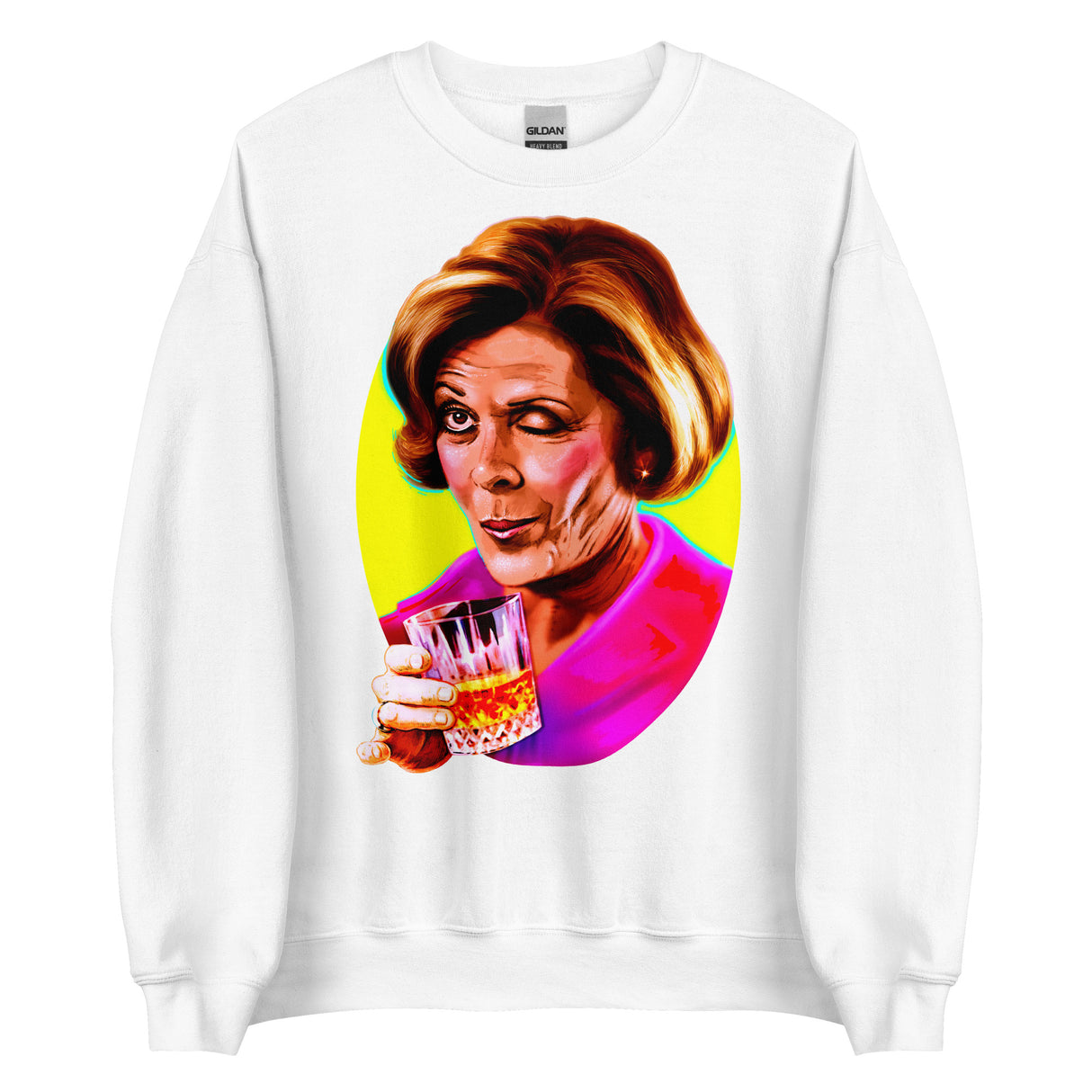Wink and Drink (Sweatshirt)-Sweatshirt-Swish Embassy