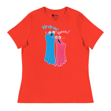 Yip Yip Yasss (Women's Relaxed T-Shirt)-Women's T-Shirts-Swish Embassy