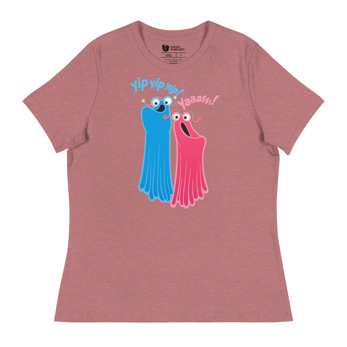 Yip Yip Yasss (Women's Relaxed T-Shirt)-Women's T-Shirts-Swish Embassy