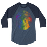 Stonewall (Raglan) - Heather Denim/Navy