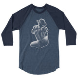 Bikini Cowboy (Raglan) - Heather Denim/Navy