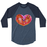 Fancy Like This (Raglan) - Heather Denim/Navy