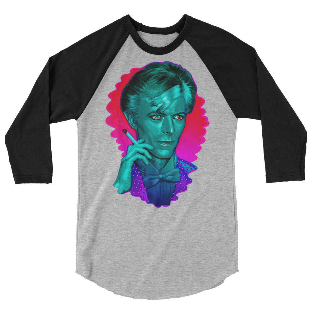 The Man Who Sold the Hue (Raglan) - Heather Grey/Black