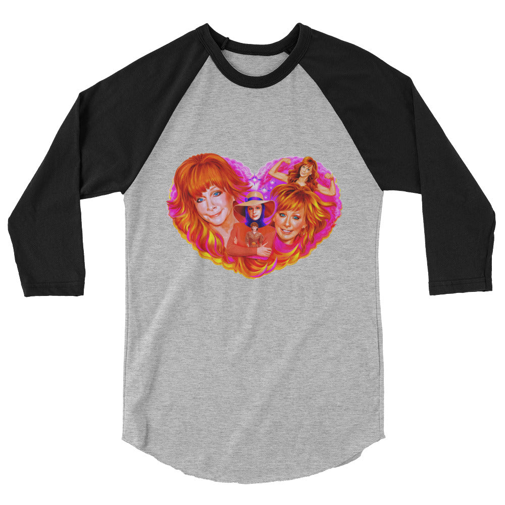 Fancy Like This (Raglan) - Heather Grey/Black