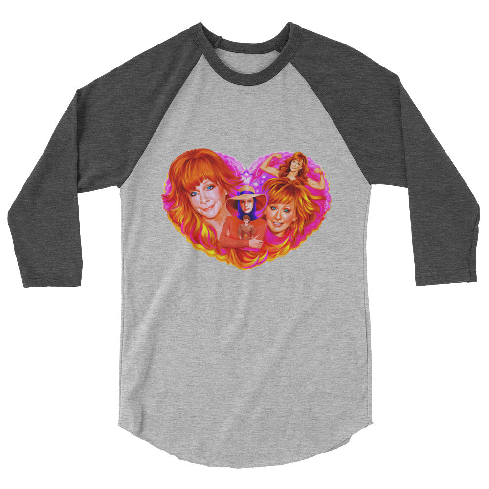 Fancy Like This (Raglan) - Heather Grey/Heather Charcoal