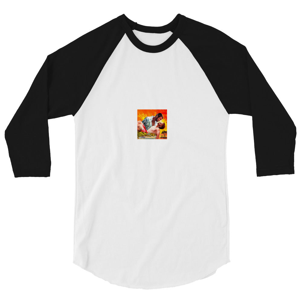 The Wind Done Already Had Herses (Raglan) - White/Black