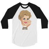Detective (Raglan) - White/Black