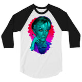 The Man Who Sold the Hue (Raglan) - White/Black
