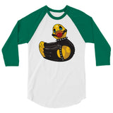 Rubber Ducky (Raglan) - White/Kelly