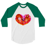 Fancy Like This (Raglan) - White/Kelly
