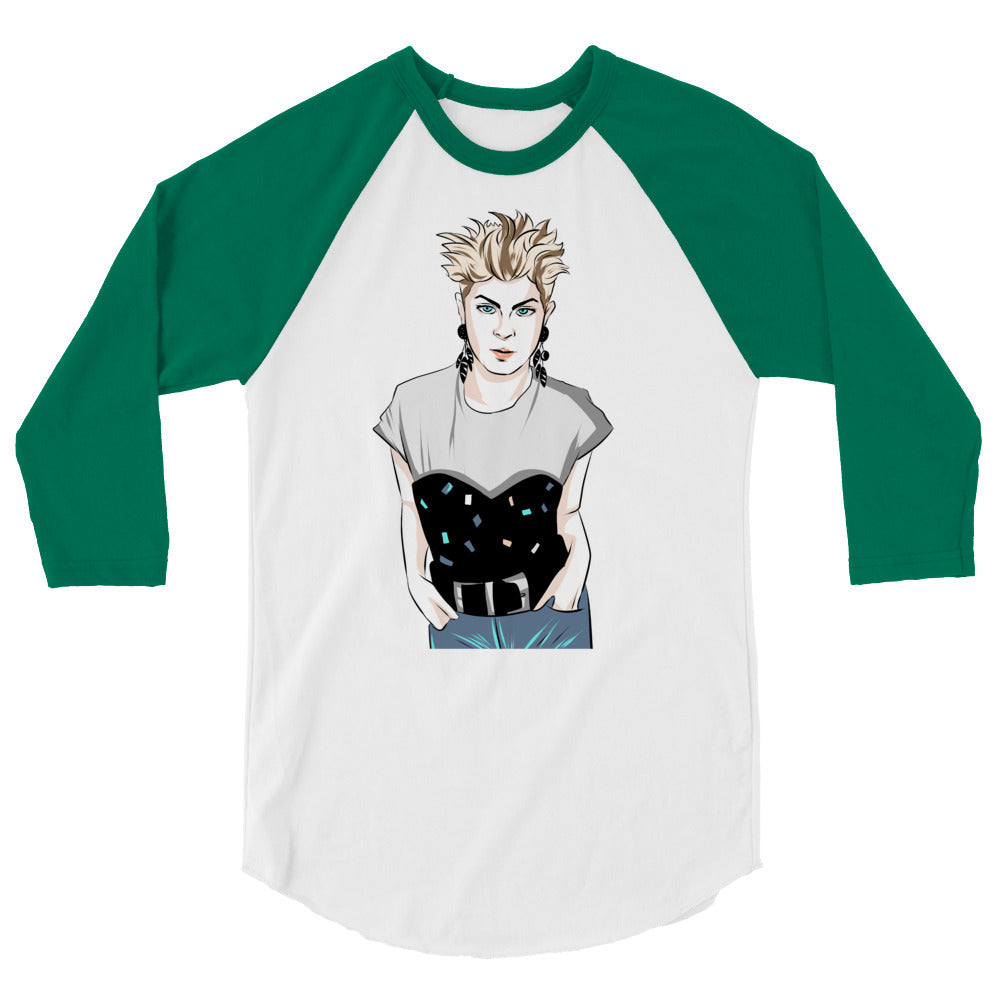 Robyn (Raglan) - White/Kelly